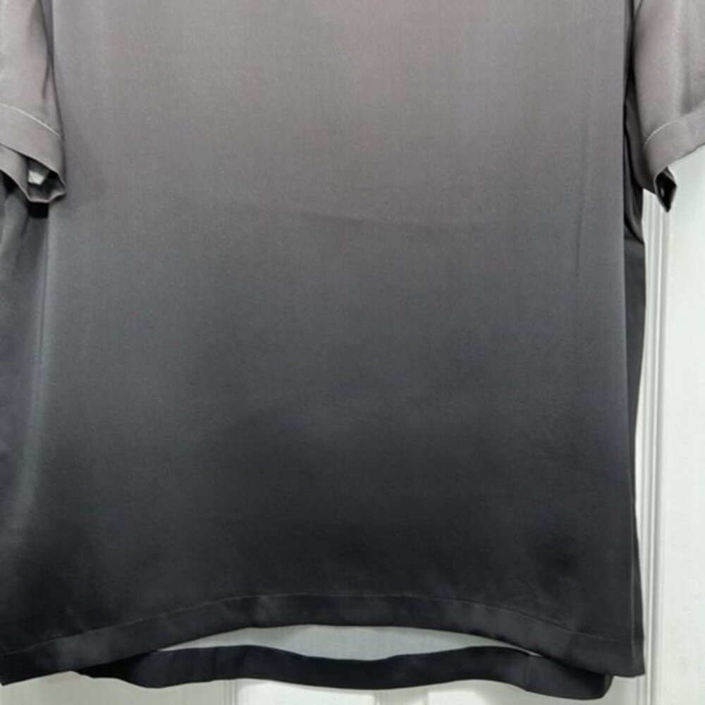 Badgley Mischka NWT 100% Silk Lounge Top-Size Small - Picture 4 of 8